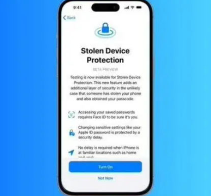 凤翔苹果授权维修店分享被盗设备保护功能开启方法 