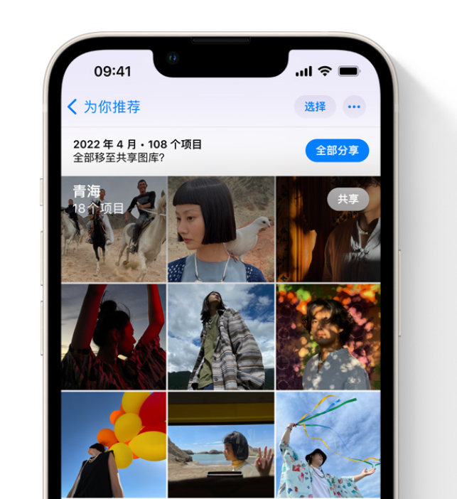 凤翔苹果维修网点分享在 iPhone 上使用共享图库 