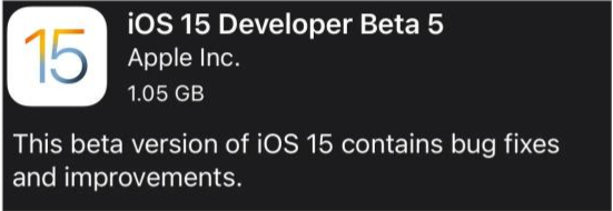 凤翔苹果手机维修分享如何升级到iOS15.0 beta5 